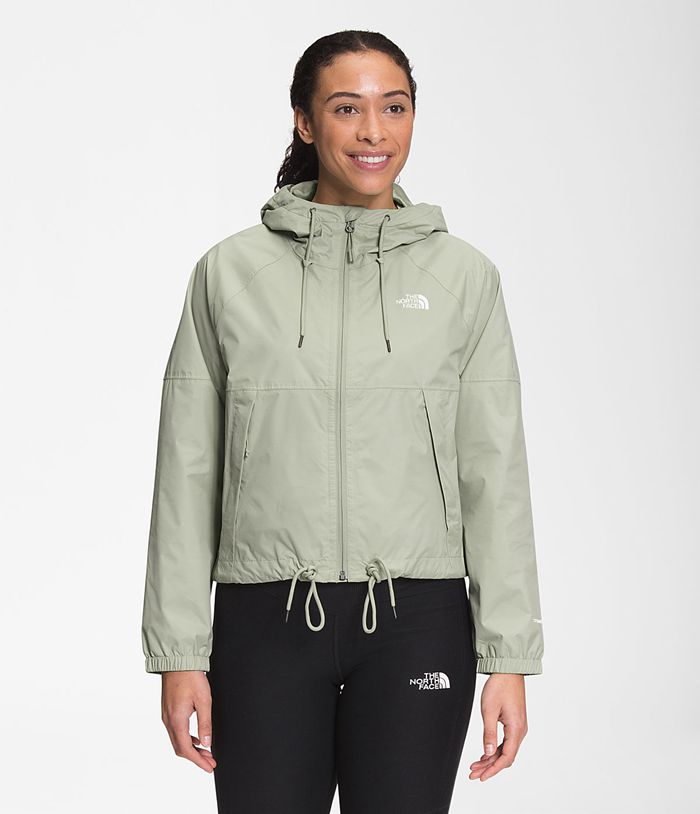 Casaca Impermeable The North Face Mujer Antora Sudadera Con Capucha Verde - Peru 83749DJBR